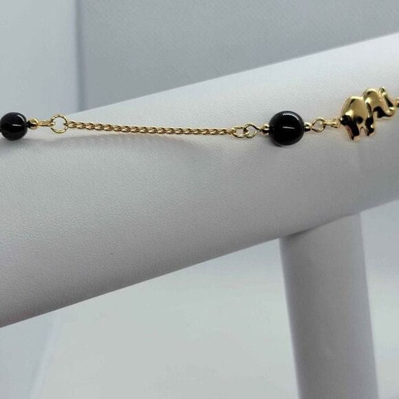 Brand New Brazilian 18k Gold Filled Elephant Anklet - Picture 2 of 3